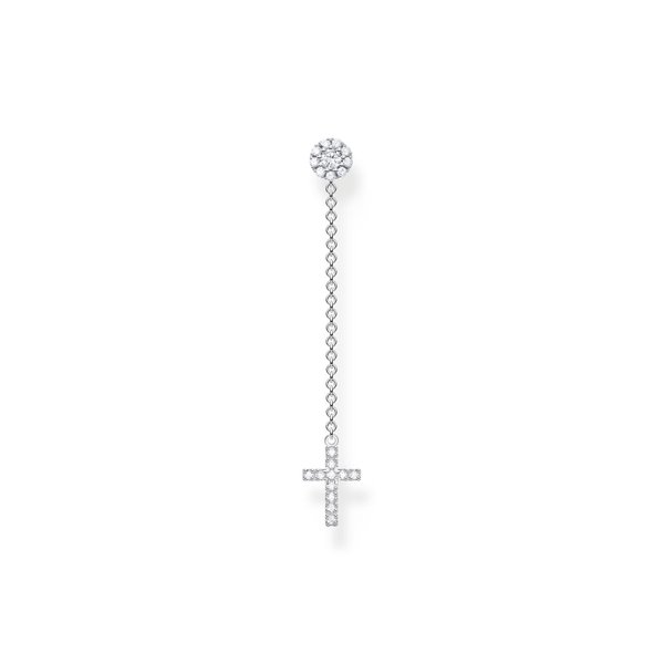 Thomas Sabo Fél pár függő ezüst fülbevaló kereszttel H2239-051-14