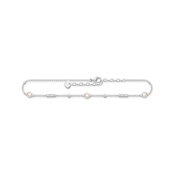 Thomas Sabo Ezüst bokalánc tenyésztett gyönggyel cirkóniával AK0034-167-14-L27v