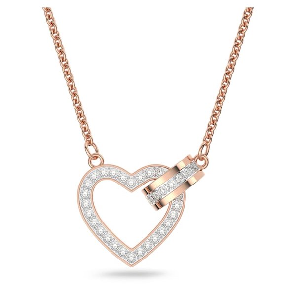 Swarovski Lovely rozé színű nyaklánc kristályokkal 5636445