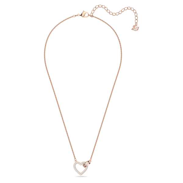 Swarovski Lovely rozé színű nyaklánc kristályokkal 5636445