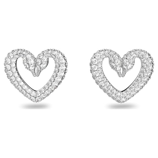 Swarovski Una ezüst színű bedugós fülbevaló 5625535