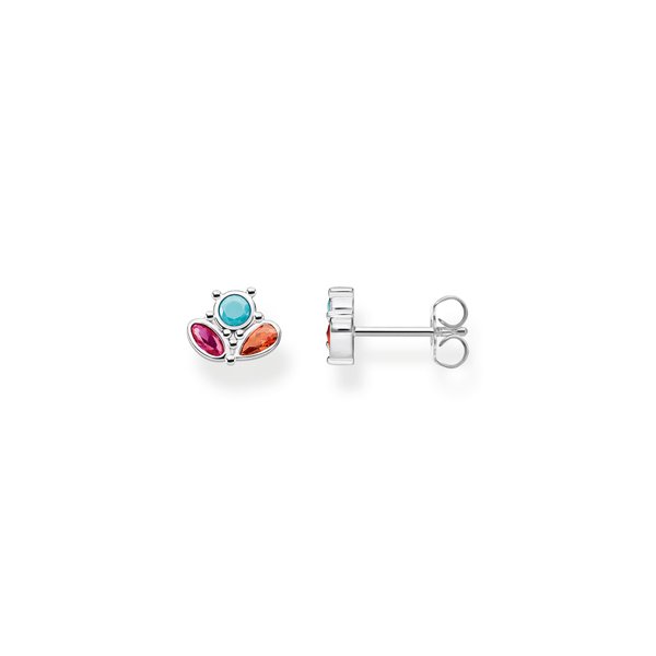Thomas Sabo Színes köves ezüst bedugós fülbevaló SCH150334