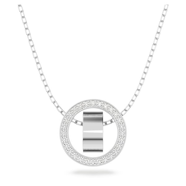 Swarovski Hollow ezüst színű nyaklánc kristályokkal 5636501