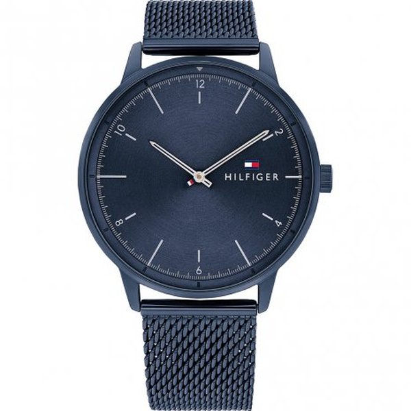 Tommy Hilfiger Hendrix sötétkék mesh szíjas férfi óra 1791841