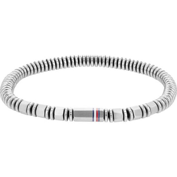 Tommy Hilfiger Ezüst színű gumis férfi karkötő 2790381