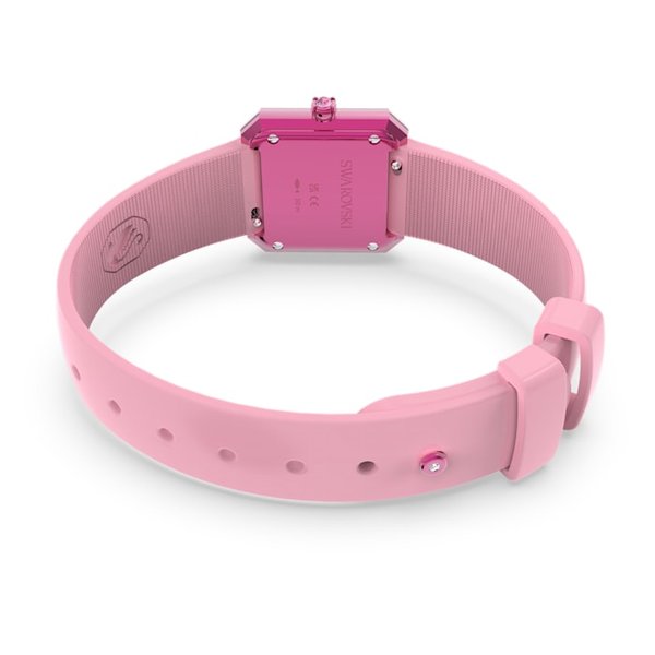 Swarovski Rózsaszín szilikonszíjas női óra 5624373