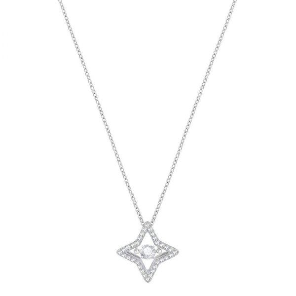 Swarovski Sparkling dance csillag alakú ezüst színű nyaklánc mozgó kristállyal 5349654