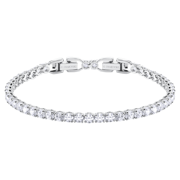 Swarovski Tennisz de luxe ezüst színű karkötő kristályokkal 5409771