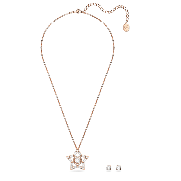 Swarovski Stella rozé ékszer szett 5622730