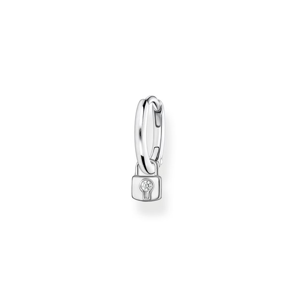 Thomas Sabo Fél pár ezüst karika fülbevaló lakattal CR700-051-14