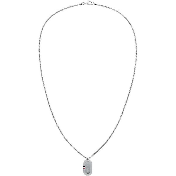 Tommy Hilfiger Nemes acél nyaklánc ovális medállal 2790384