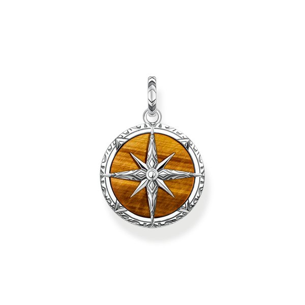 Thomas Sabo Tigrisszem és ezüst iránytű medál PE833-826-2