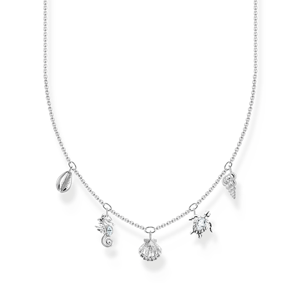 Thomas Sabo Ezüst nyaklánc kagylóval teknőssel csikóhallal KE2157-051-14-L45v