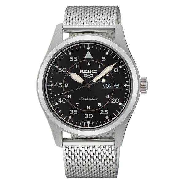 Seiko 5 Sports Flieger fémszíjas férfi óra SRPH23K1