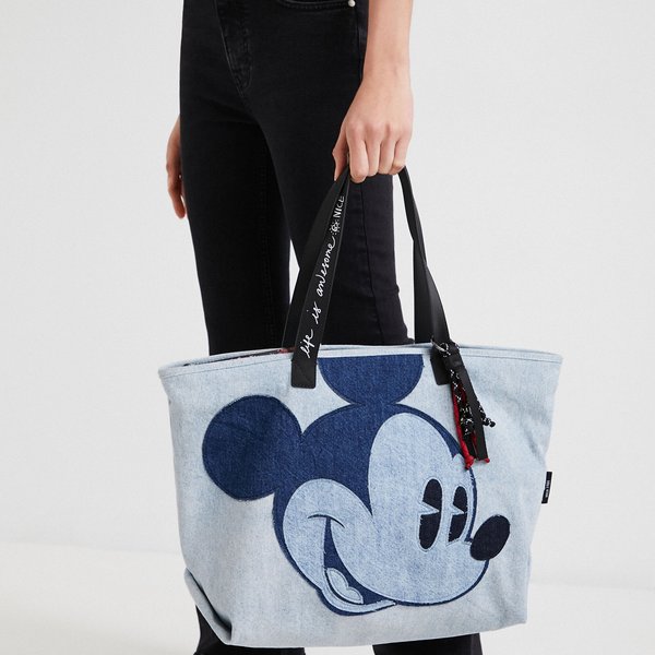 Desigual Mickey denim namibia táska 22SAXD10
