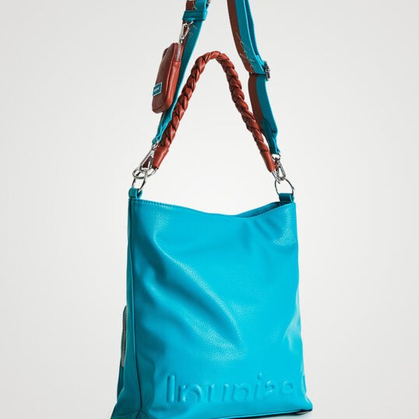Desigual Half logo butan türkiz táska 22SAXP37/5013
