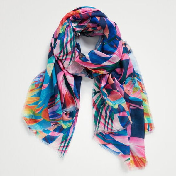 Desigual Virtual pink rectangle sál 22SAWA37