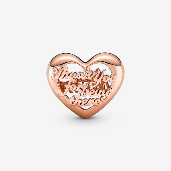 Pandora ékszer Köszönöm anya rozé ezüst charm 781451C00