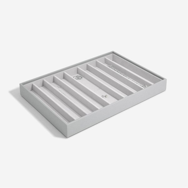 Stackers Szürke pebble supersize 9 fakkos ékszertálca 75712
