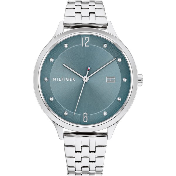 Tommy Hilfiger Grace ezüst színű női óra kék számlappal 1782433