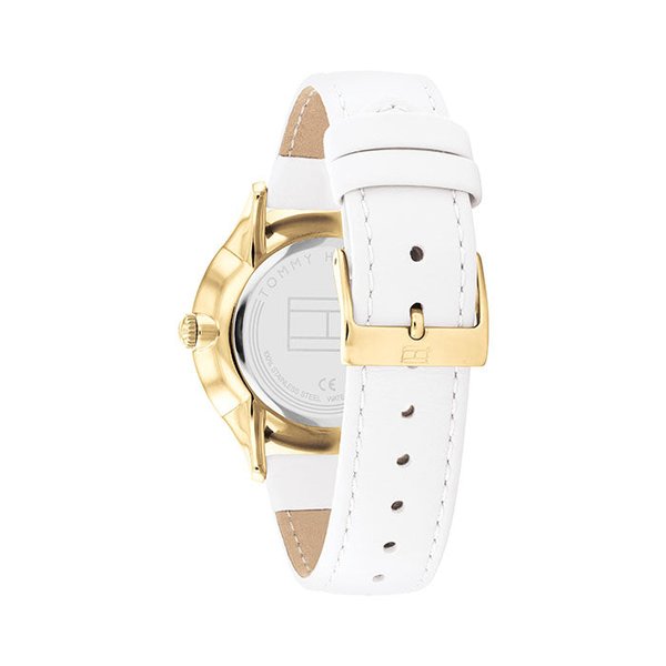 Tommy Hilfiger Layla fehér bőrszíjas női óra 1782454