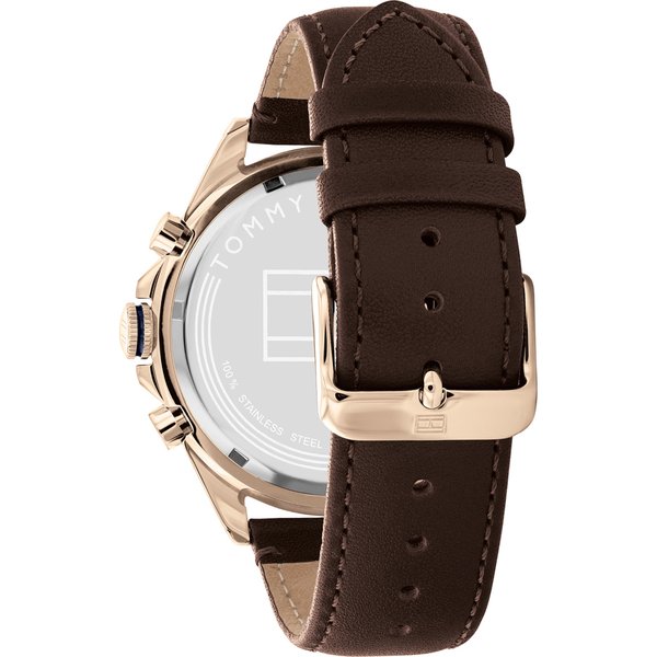 Tommy Hilfiger Owen  barna bőrszíjas férfi óra 1791966