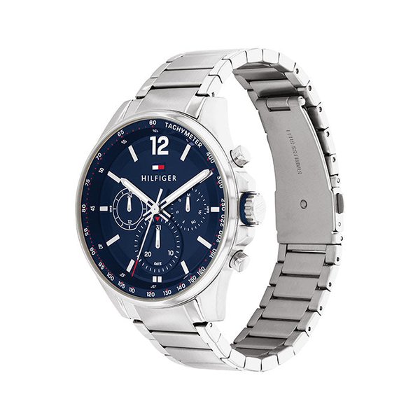 Tommy Hilfiger Max ezüst színű férfi óra 1791973