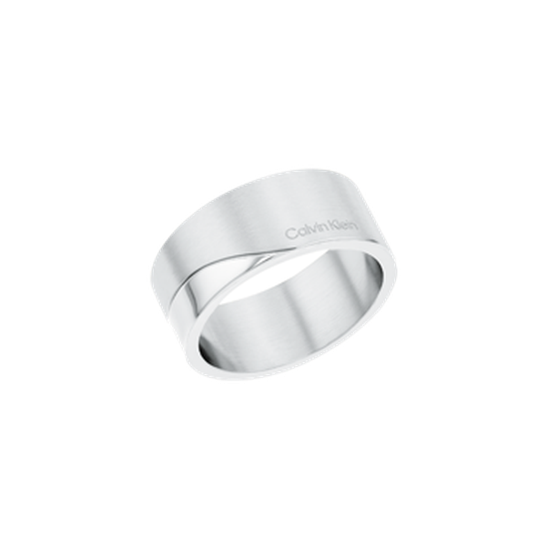 Calvin Klein Minimalista ezüst színű gyűrű 