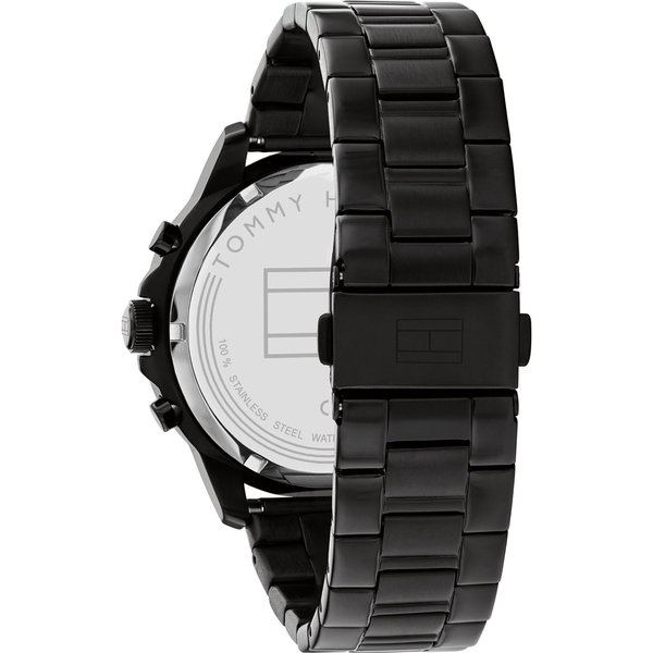 Tommy Hilfiger Henry fekete fém szíjas férfi óra 1710478