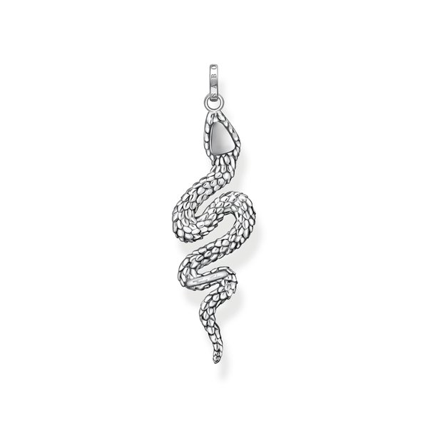 Thomas Sabo Kígyó ezüst medál fekete kövekkel PE945-643-11