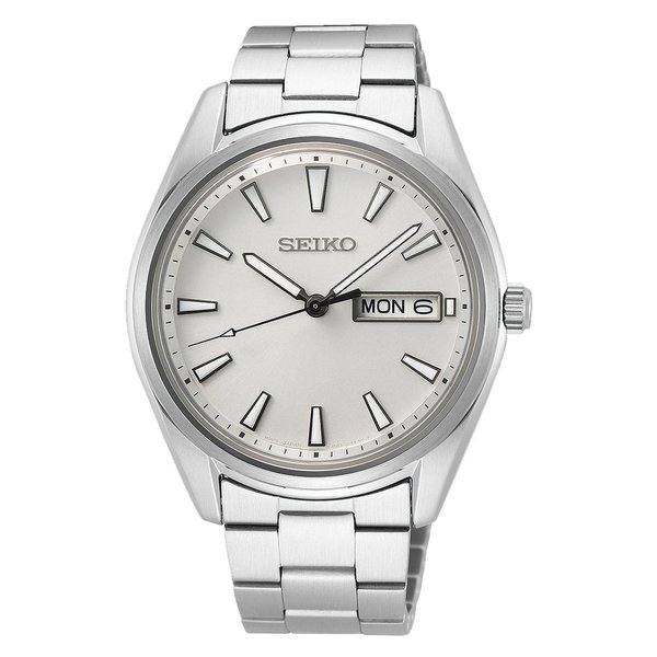 Seiko Classic ezüst színű fémszíjas férfi karóra SUR339P1