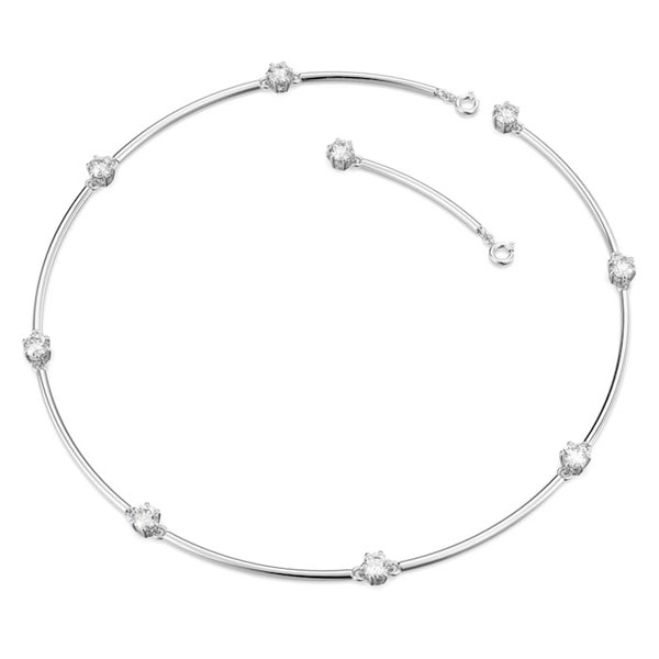 Swarovski Constella ezüst színű nyaklánc kristályokkal 5638699