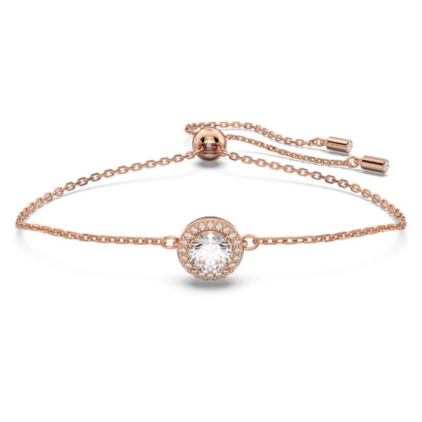 Swarovski Constella állítható rozé karkötő kristályokkal 5648998