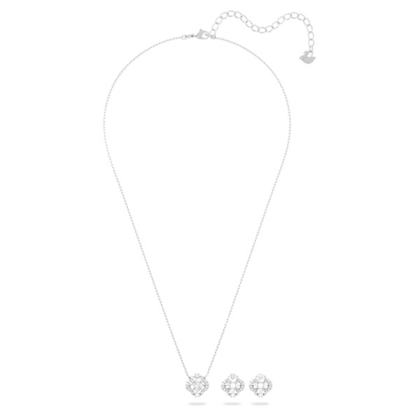 Swarovski Sparkling dance lóhere ezüst színű ékszer szett 5642929