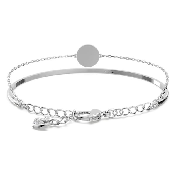 Swarovski Ginger ezüst színű karperec kék kristállyal 5642950