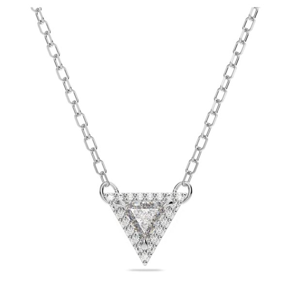 Swarovski Ortyx ezüst színű nyaklánc háromszög dísszel 5642983
