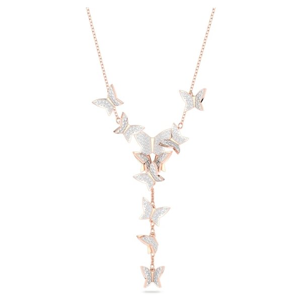 Swarovski Lilia rozé pillangós Y nyaklánc 5636419