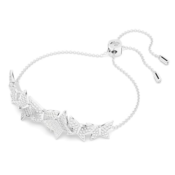 Swarovski Lilia ezüst színű állítható pillangós karkötő 5636429