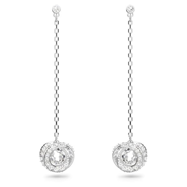 Swarovski Generatipn ezüst színű függő fülbevaló 5636515