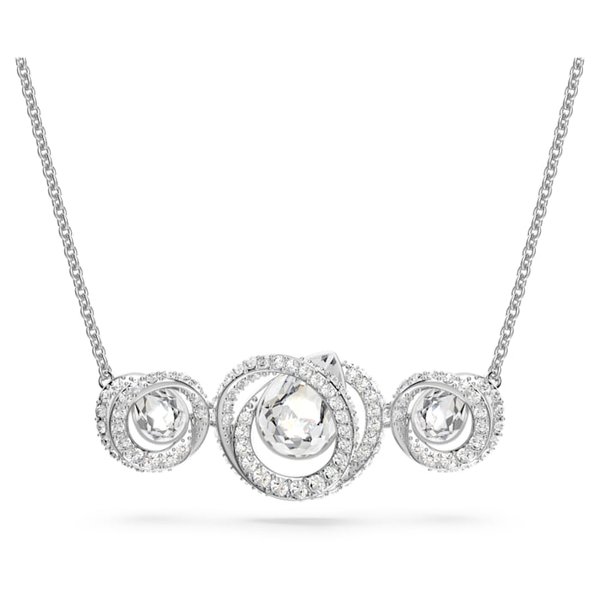 Swarovski Generation tripla ezüst színű nyaklánc 5636587