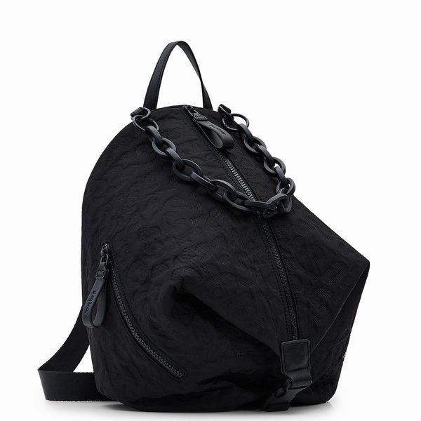 Desigual Animalia viana fekete hátizsák 22WAKA06-2000
