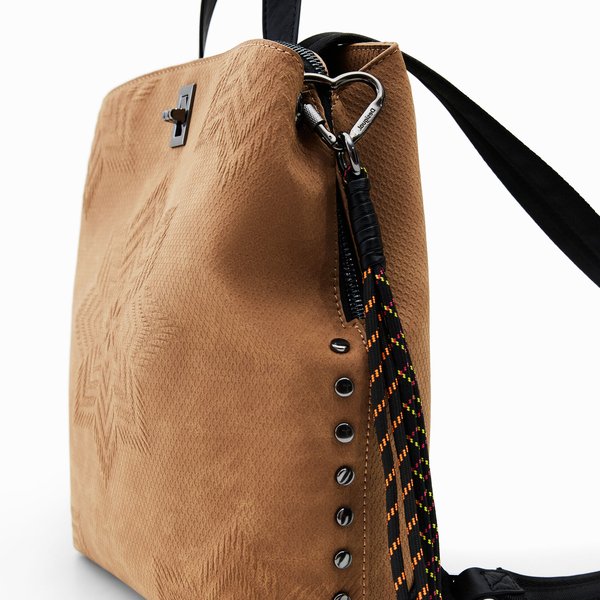 Desigual Aquiles sumy mini barna hátizsák 22WAKP12-6002