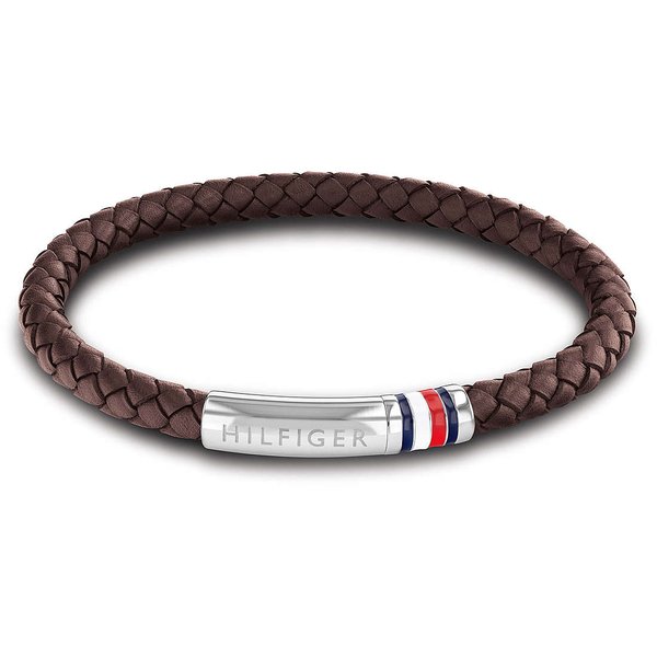 Tommy Hilfiger Barna fonott bőr karkötő mágneskapoccsal 2790402