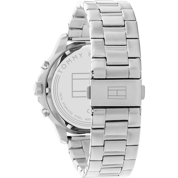 Tommy Hilfiger Henry ezüst színű férfi óra fekete számlappal 1710477