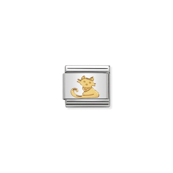 Nomination Arany cica charm 030112-32