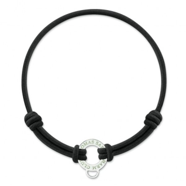 Thomas Sabo Fekete gumis karkötő X0099-087-11