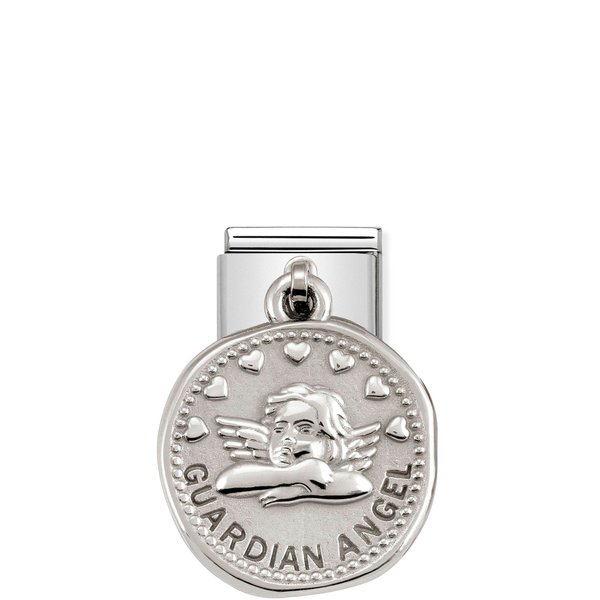 Nomination Védőangyal ezüst színű függő charm 331804-21
