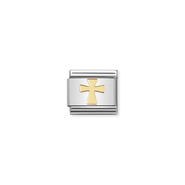 Nomination Arany kereszt charm 030105-01