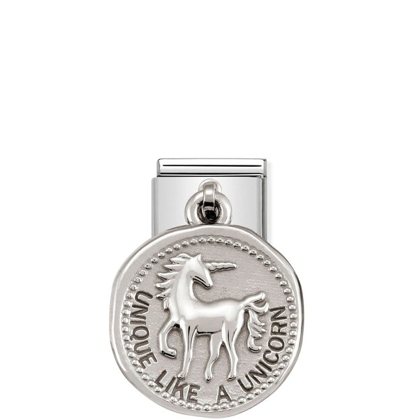 Nomination Ezüst unikornis függő charm  331804-01