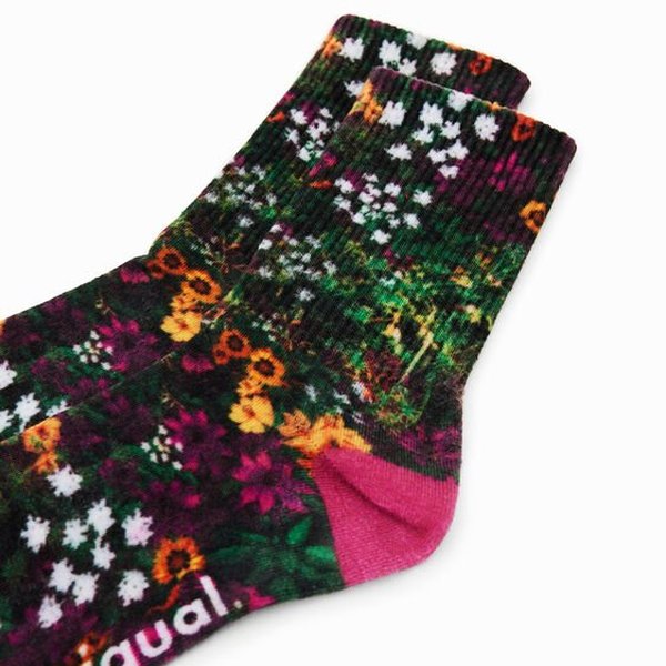 Desigual Sock flowers színes zokni 22WALA11